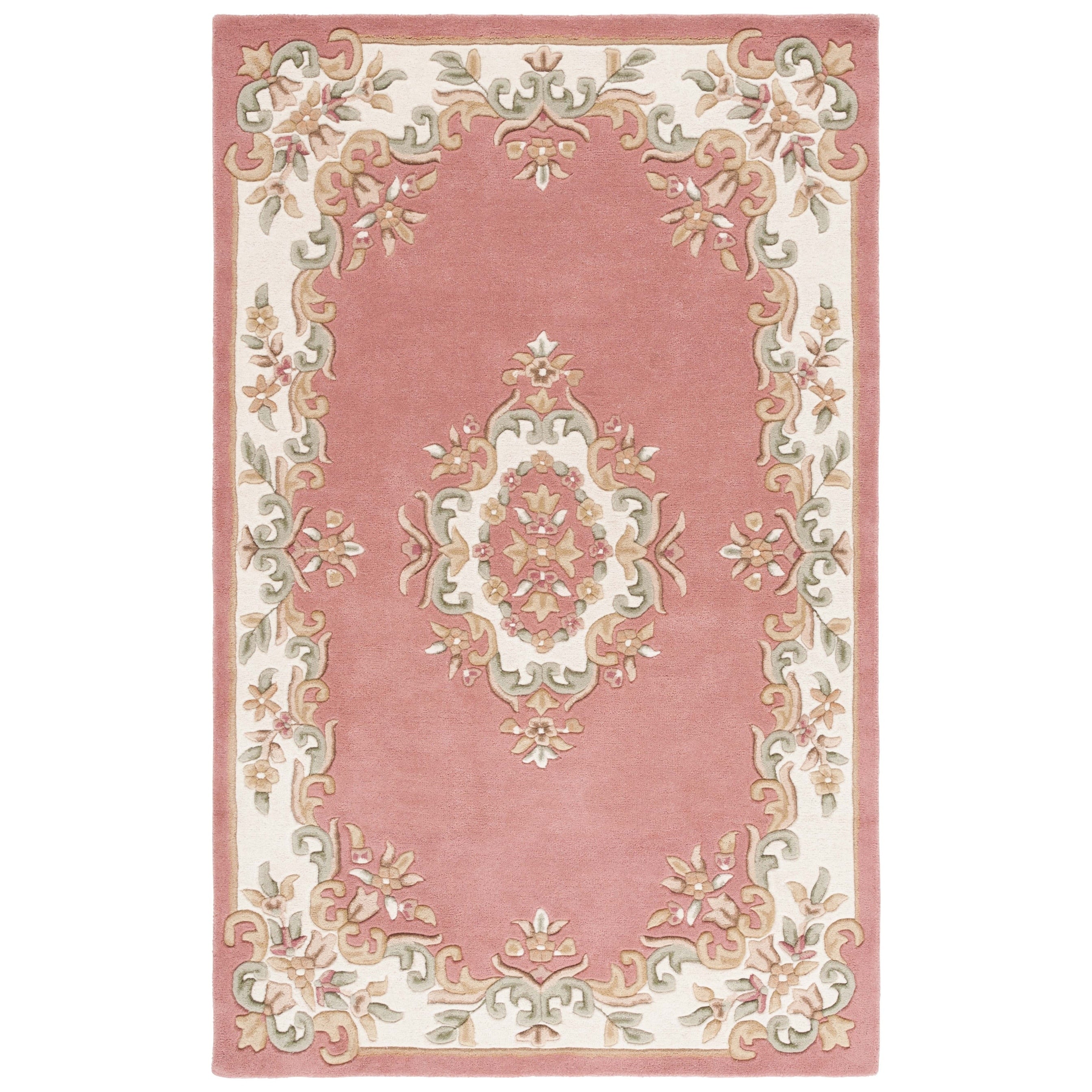 Tapis traditionnel en laine Aubusson Hale fait main SAFAVIEH.