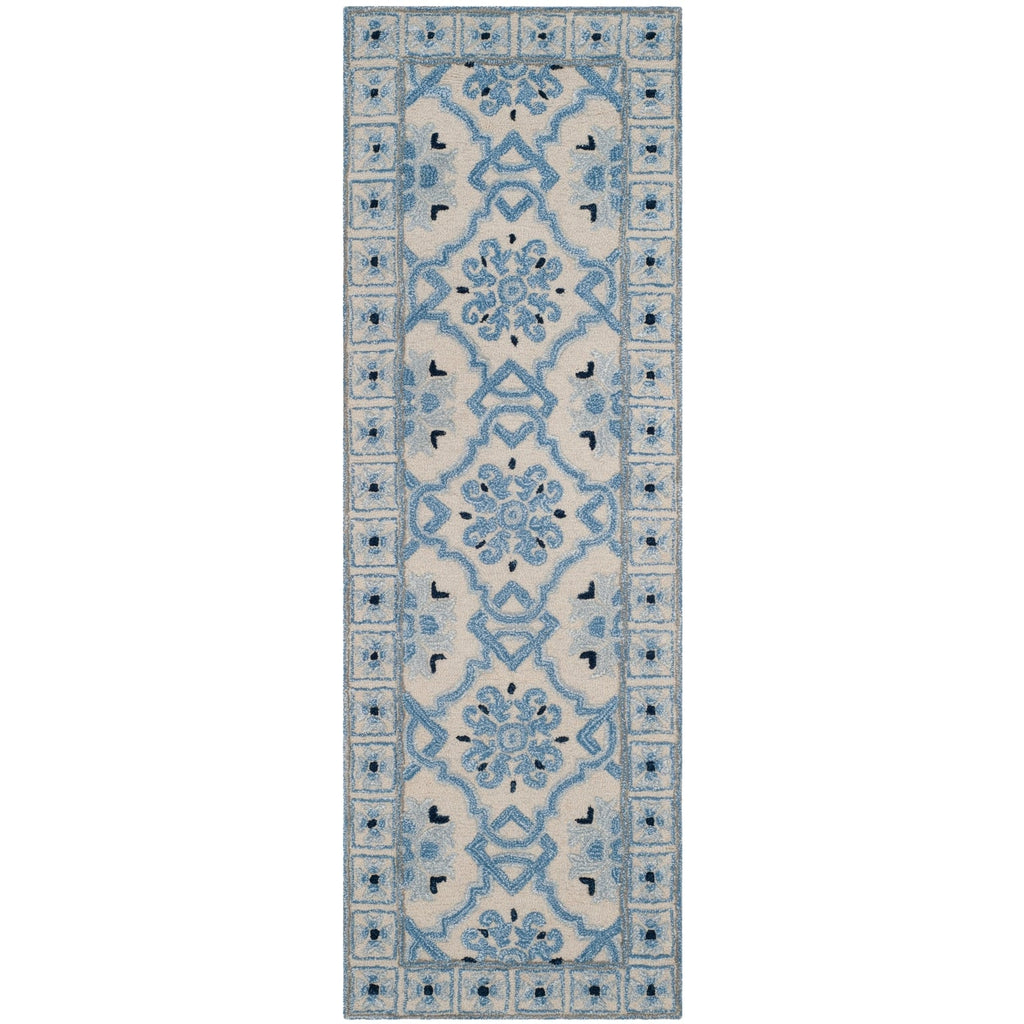 Tapis en laine floral moderne fait main Bella Rodica de SAFAVIEH