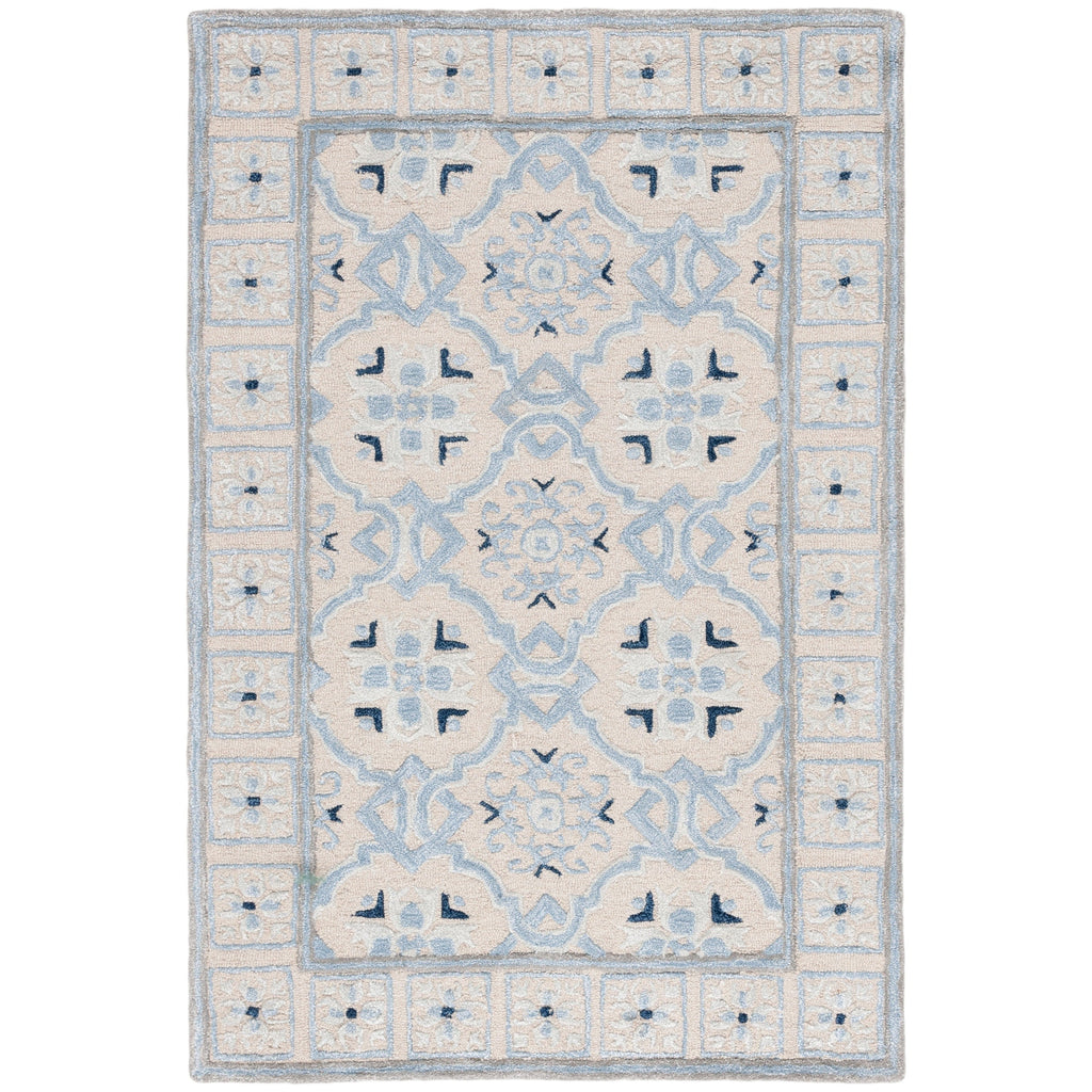 Tapis en laine floral moderne fait main Bella Rodica de SAFAVIEH