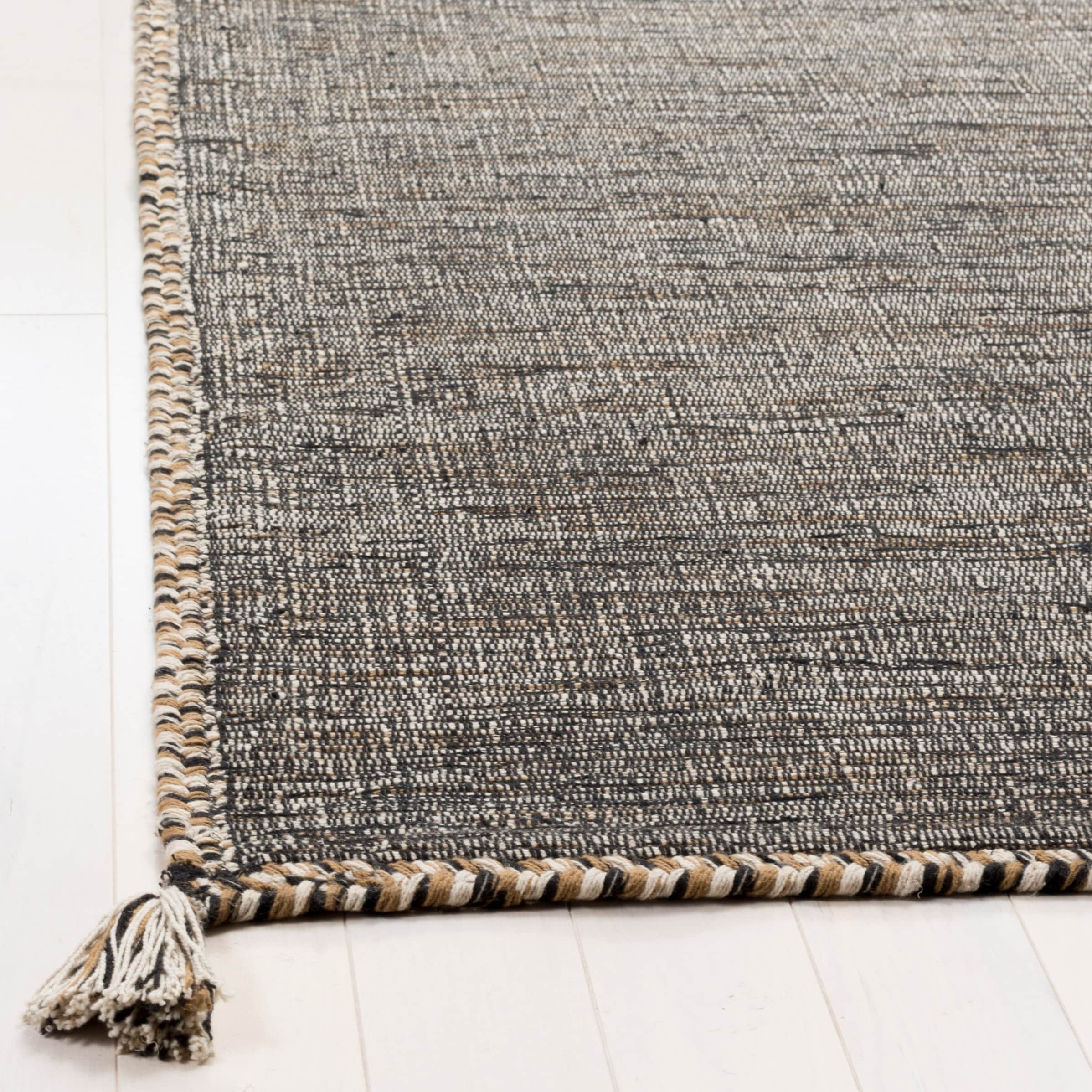 Tapis décontracté en coton tissé à plat Montauk Jahi fait main SAFAVIEH