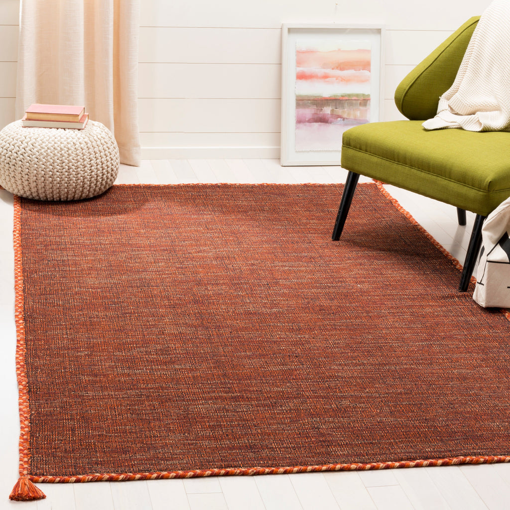 Tapis décontracté en coton tissé à plat Montauk Jahi fait main SAFAVIEH