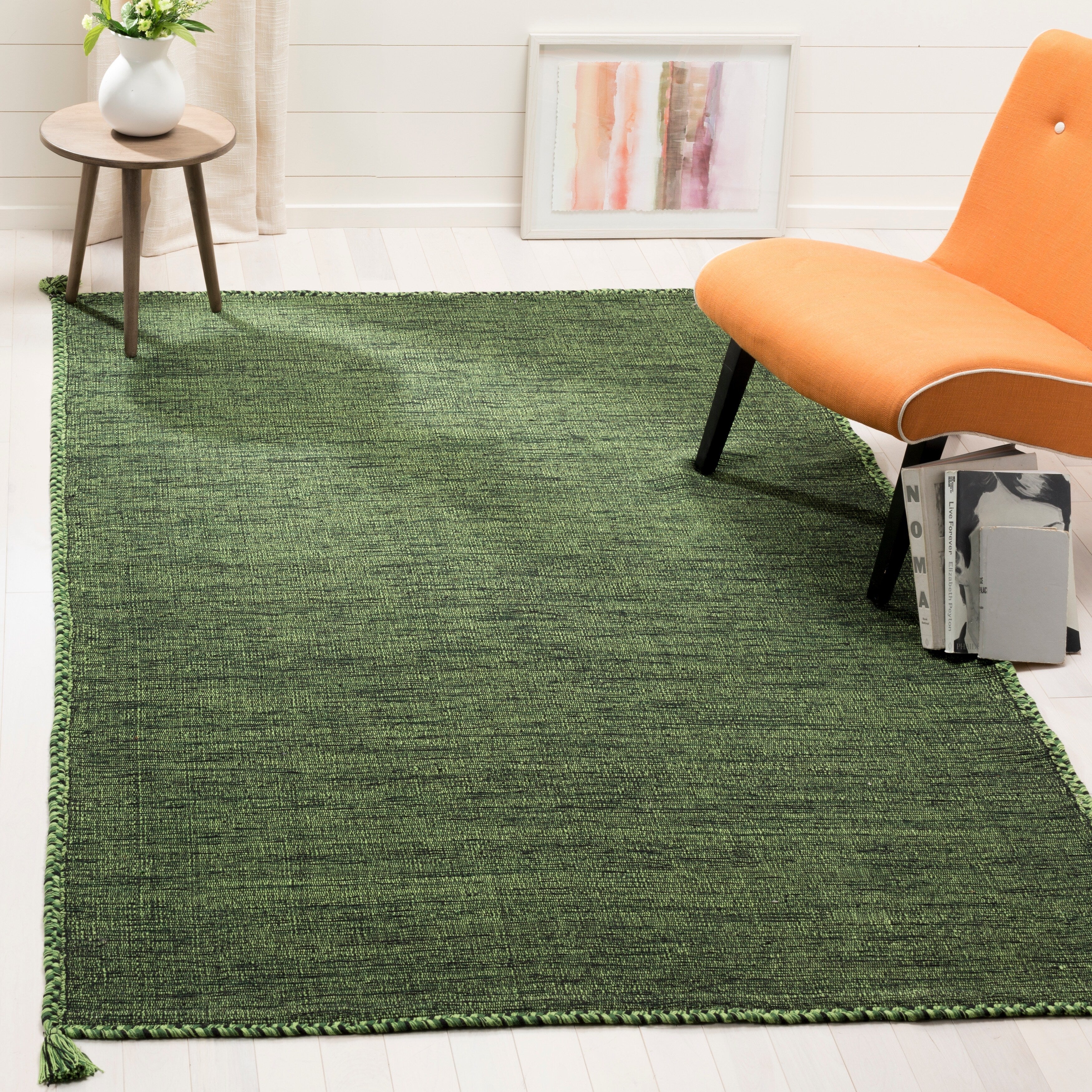 Tapis décontracté en coton tissé à plat Montauk Jahi fait main SAFAVIEH
