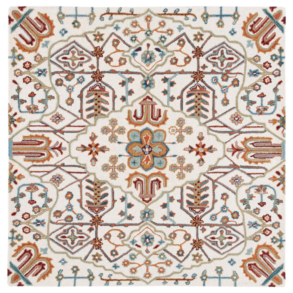 Tapis en laine floral SAFAVIEH Heritage Snjolaug fait main