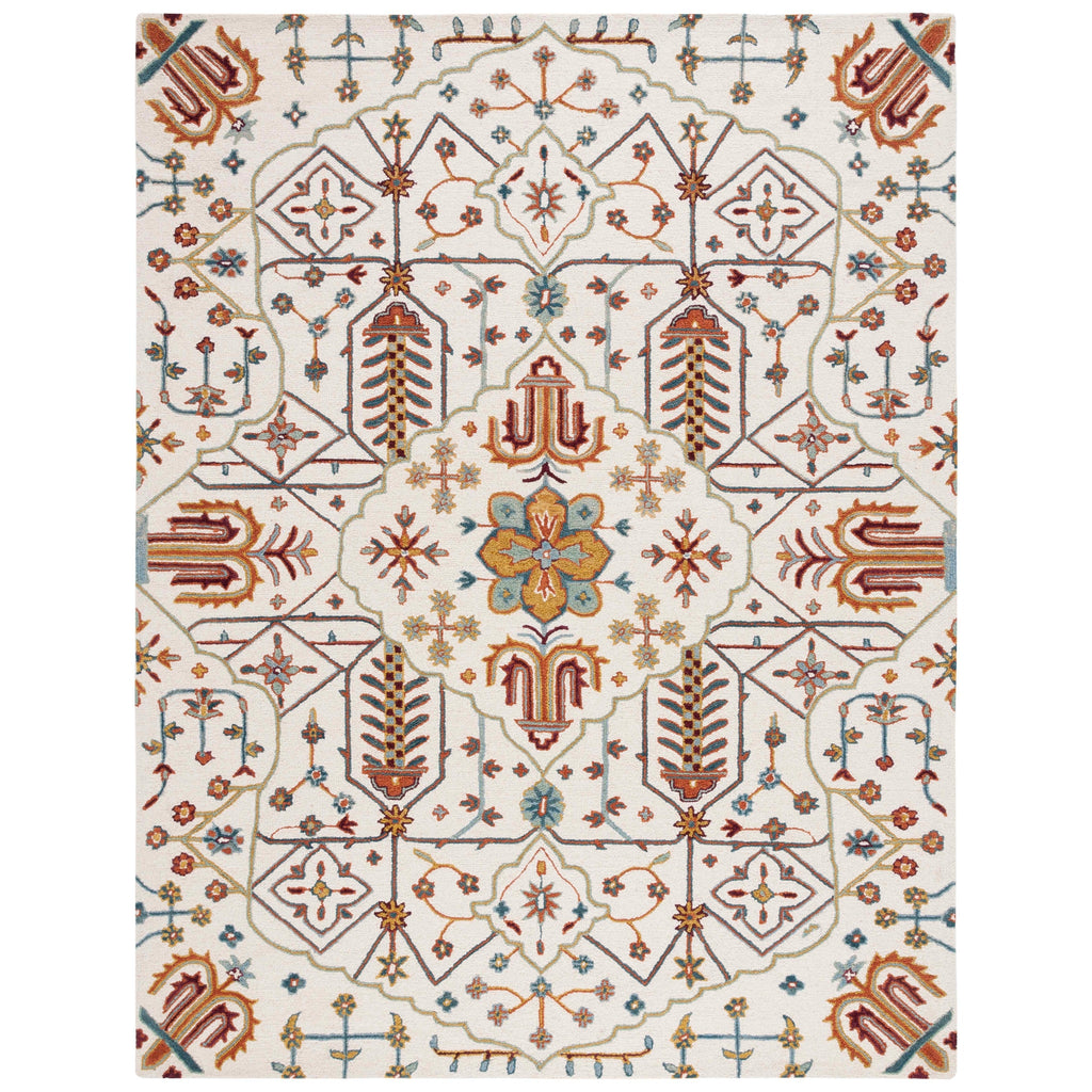Tapis en laine floral SAFAVIEH Heritage Snjolaug fait main