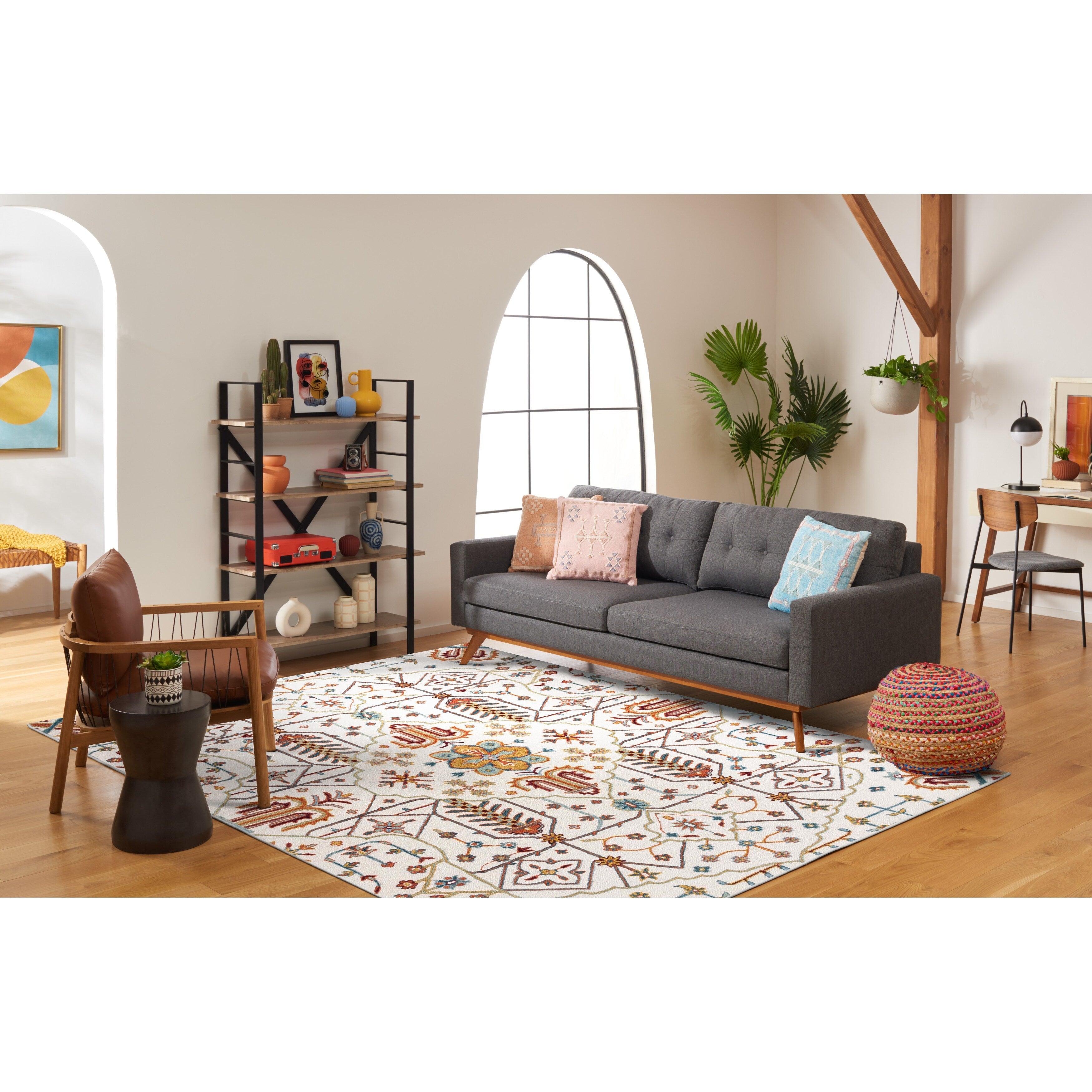 Tapis en laine floral SAFAVIEH Heritage Snjolaug fait main