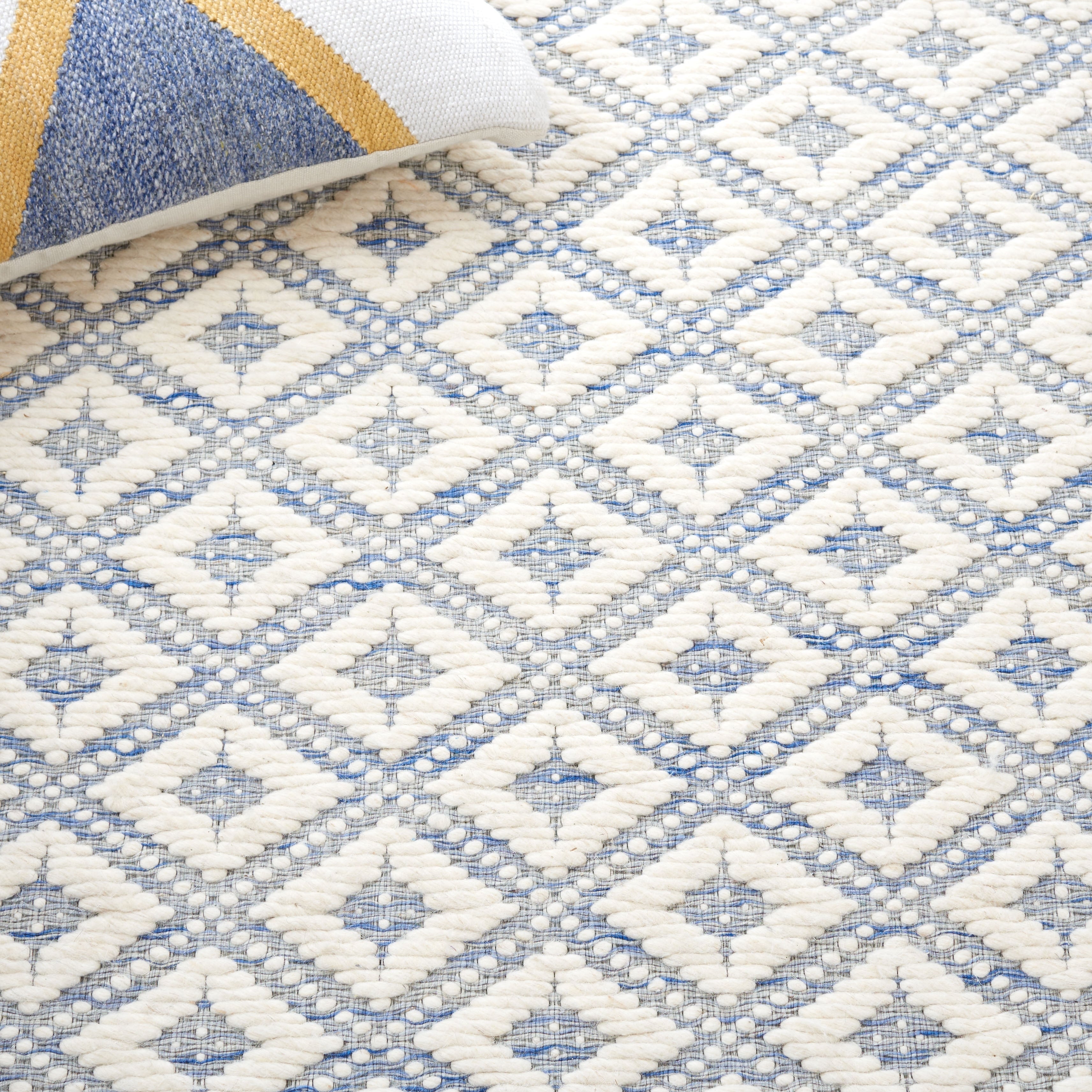 SAFAVIEH Fait main Marbella Gillette Boho Géométrique Laine et Viscose