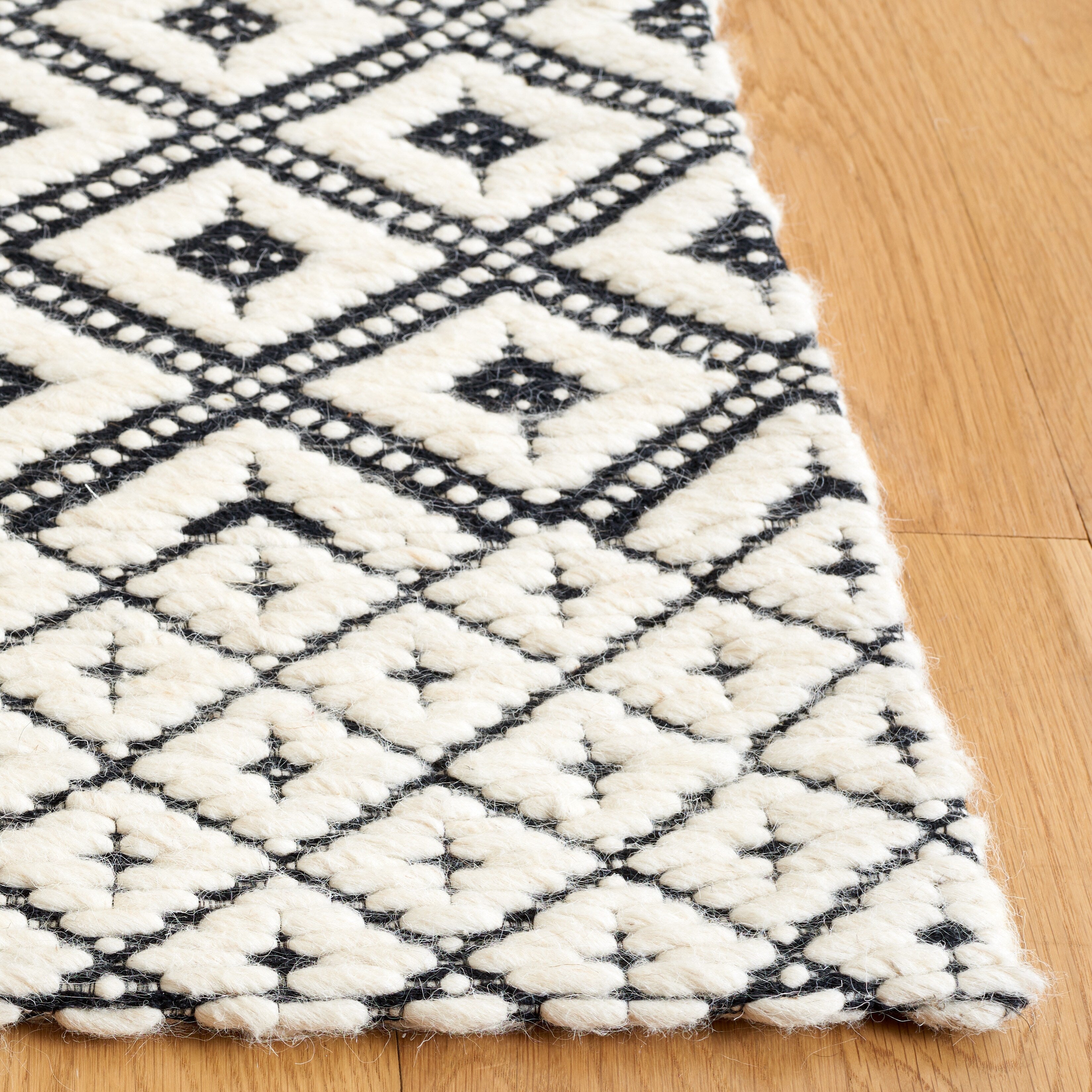 SAFAVIEH Fait main Marbella Gillette Boho Géométrique Laine et Viscose