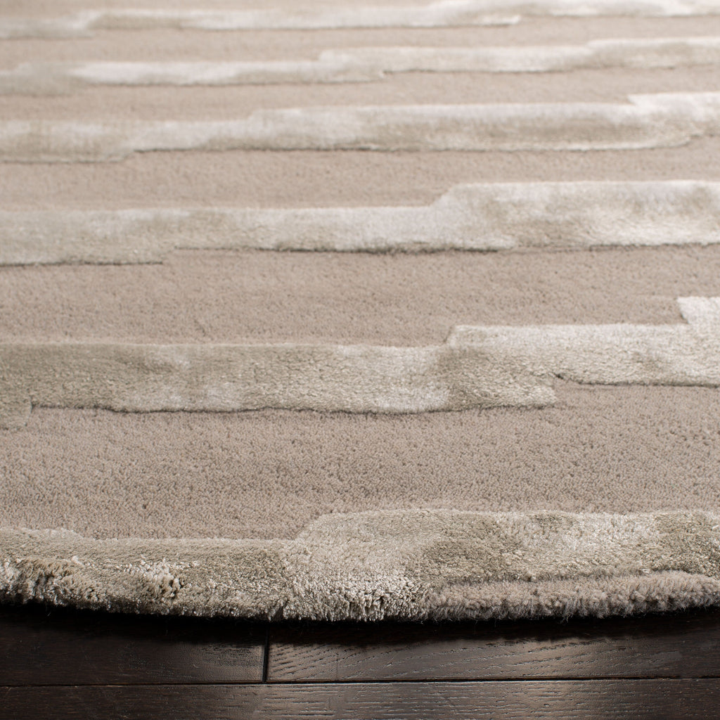 Tapis en laine NZ Soho Kikue Stripes fait main SAFAVIEH