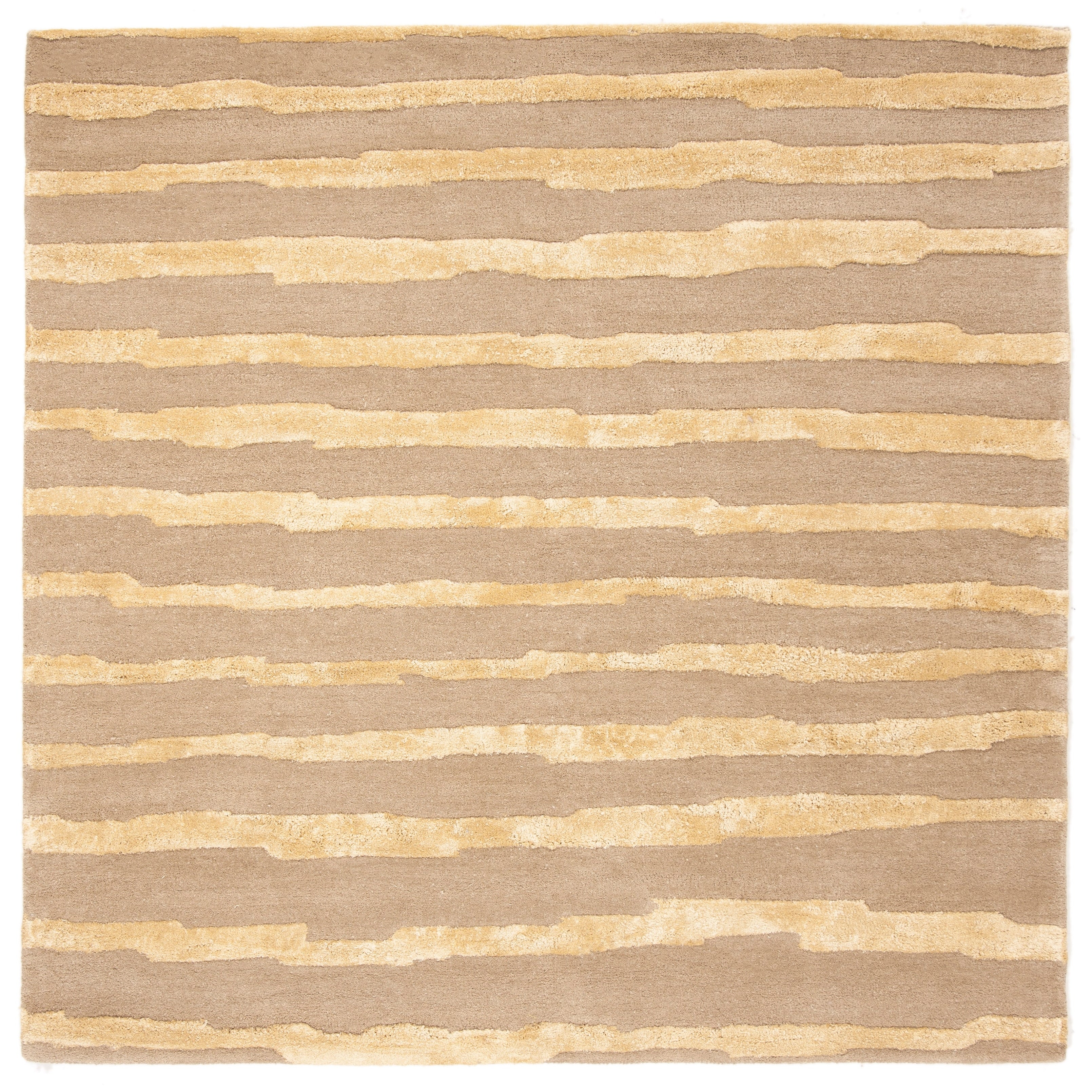 Tapis en laine NZ Soho Kikue Stripes fait main SAFAVIEH