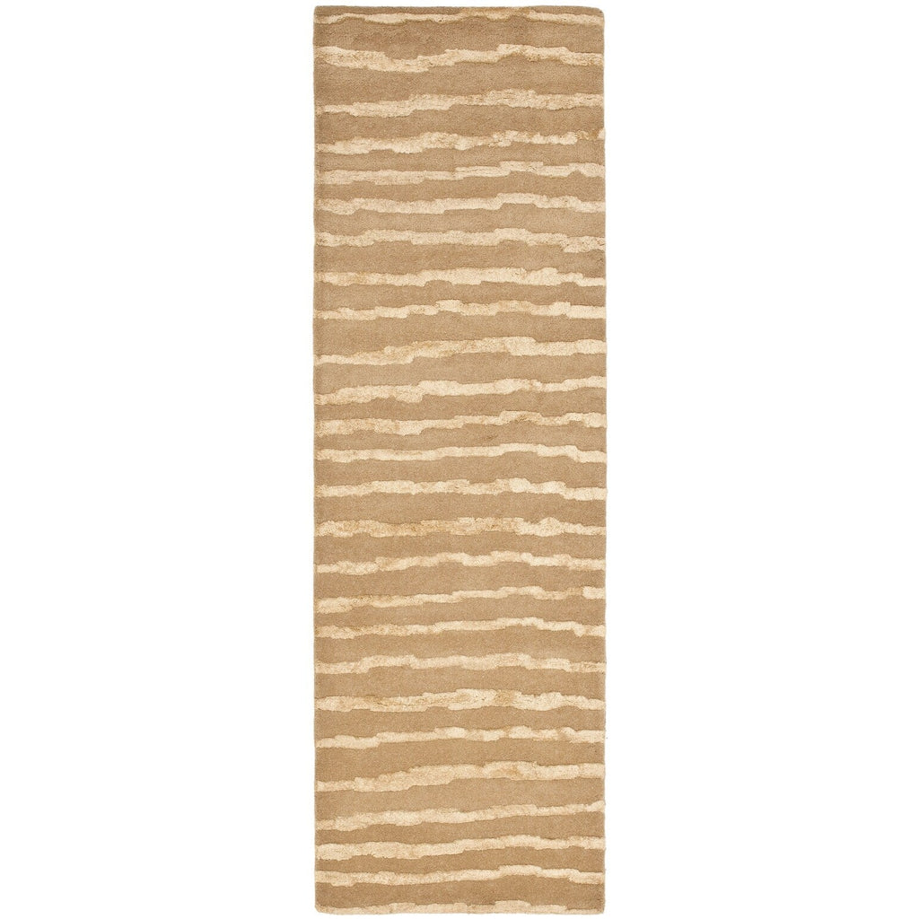 Tapis en laine NZ Soho Kikue Stripes fait main SAFAVIEH