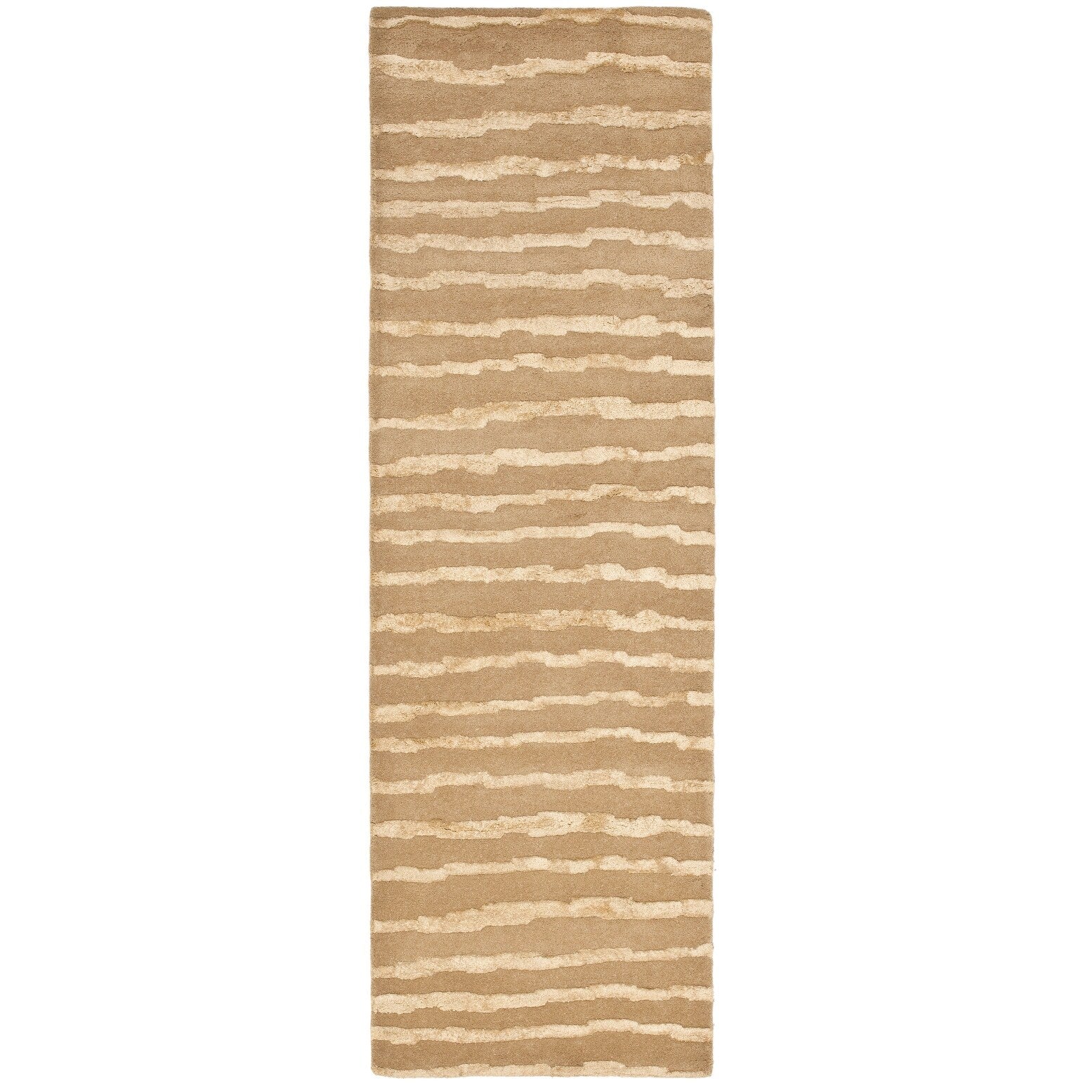 Tapis en laine NZ Soho Kikue Stripes fait main SAFAVIEH