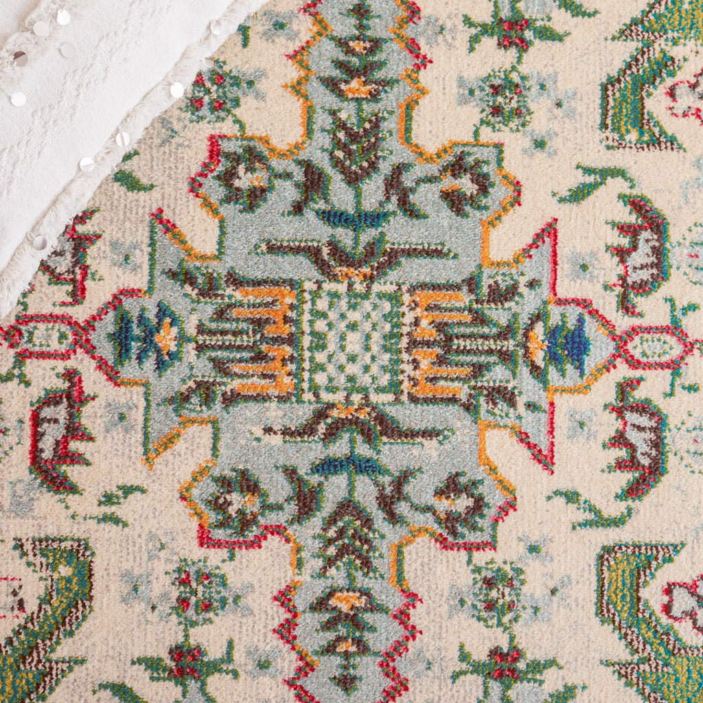 Tapis décoratif SAFAVIEH Madison Marilou Boho Medallion effet vieilli