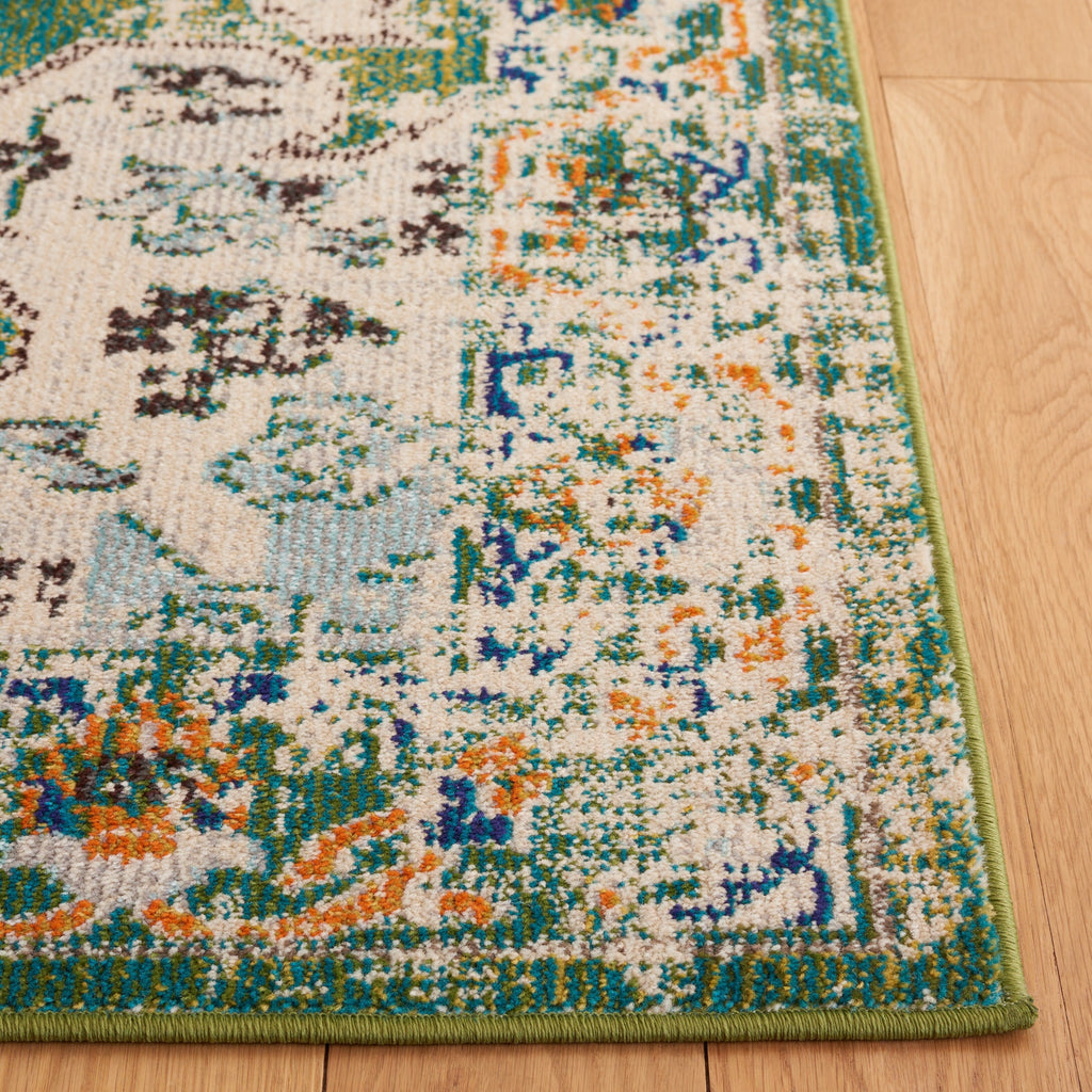 Tapis décoratif SAFAVIEH Madison Marilou Boho Medallion effet vieilli