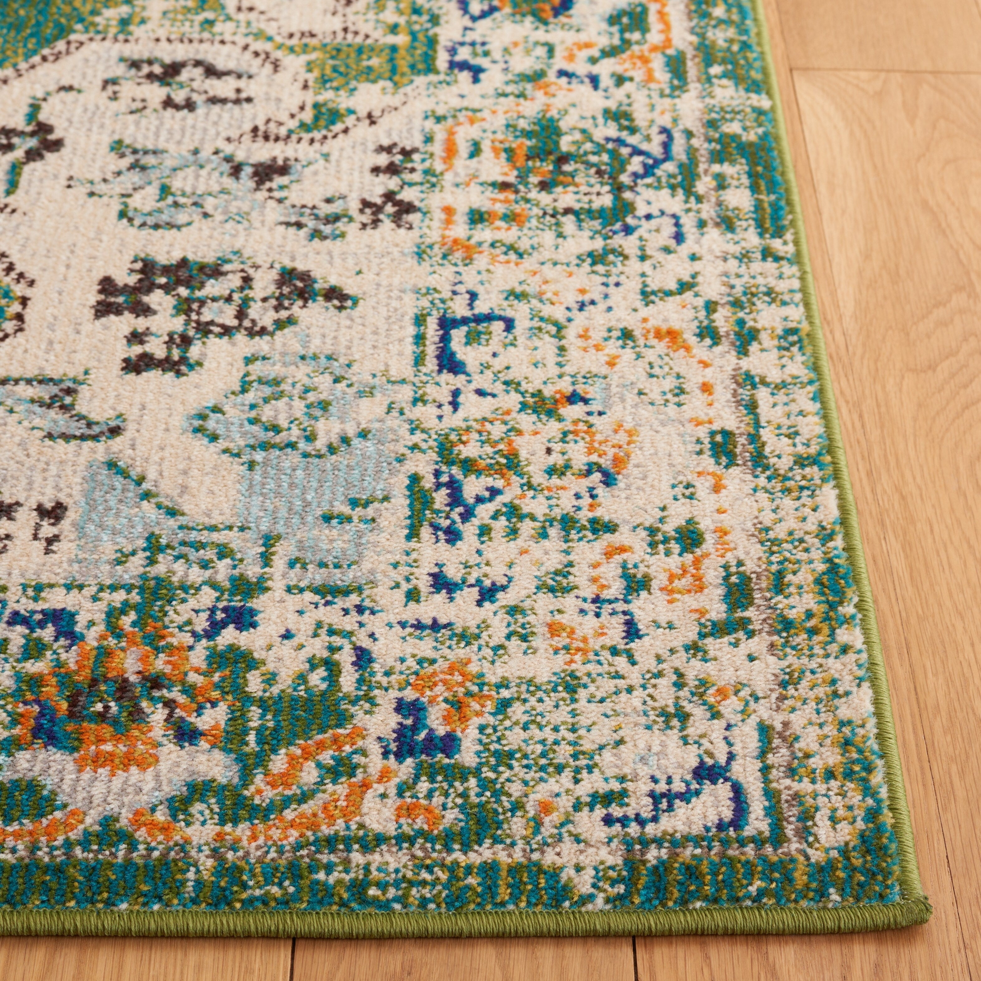 Tapis décoratif SAFAVIEH Madison Marilou Boho Medallion effet vieilli