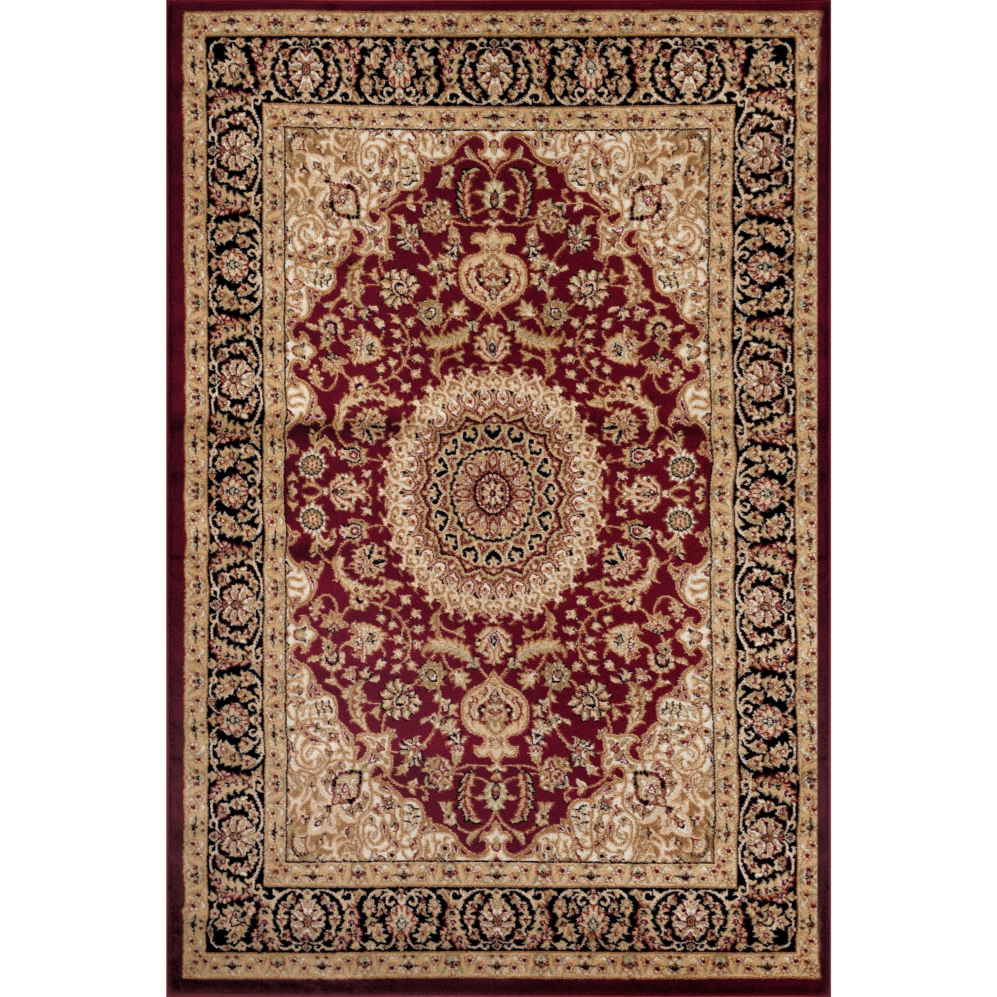 Tapis médaillon oriental traditionnel de la World Rug Gallery
