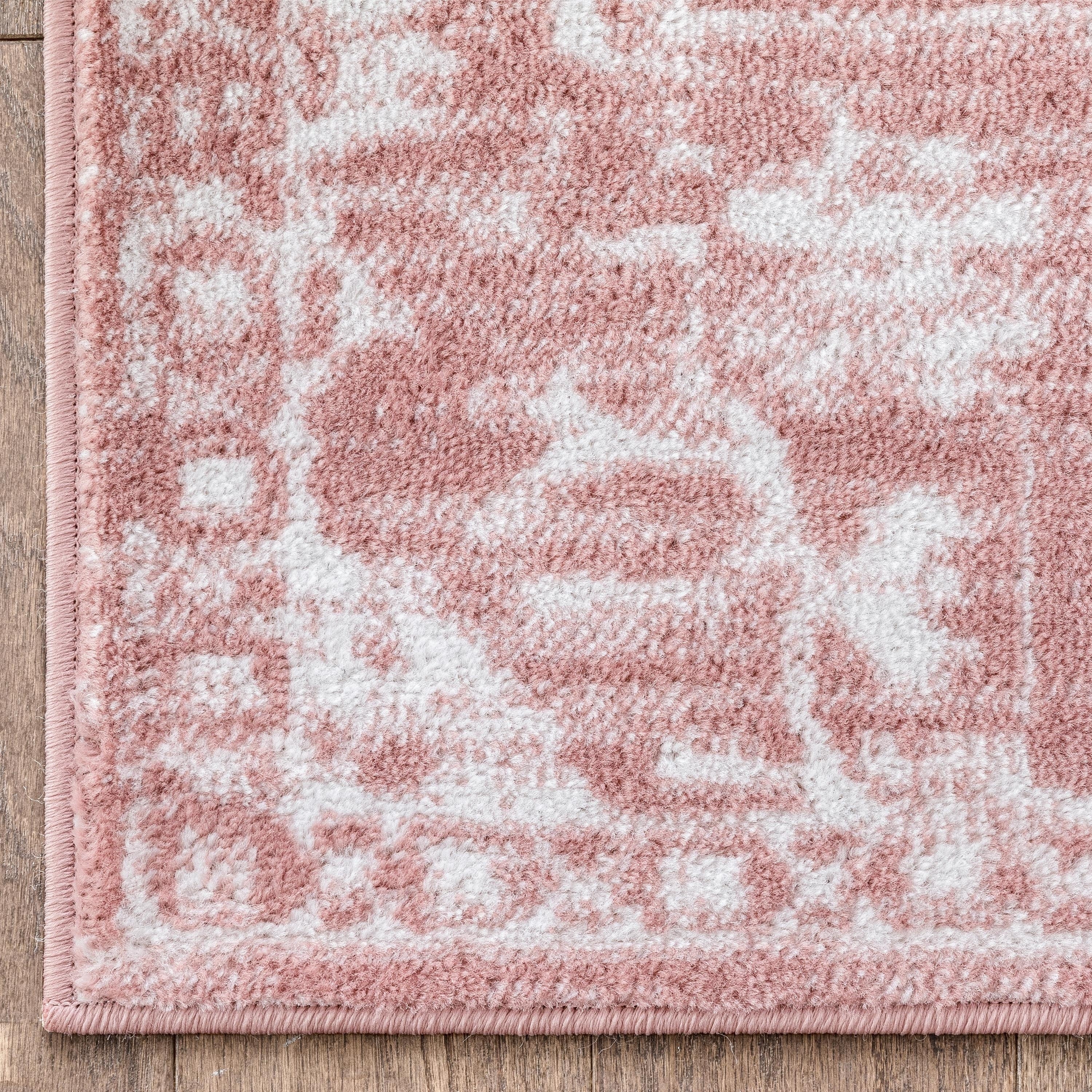 Tapis d'intérieur à motif floral oriental bohème vintage Dazzle Disa bien tissé