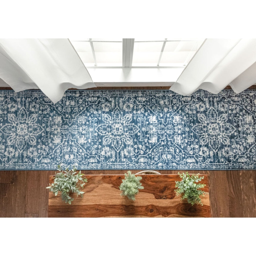 Tapis d'intérieur à motif floral oriental bohème vintage Dazzle Disa bien tissé
