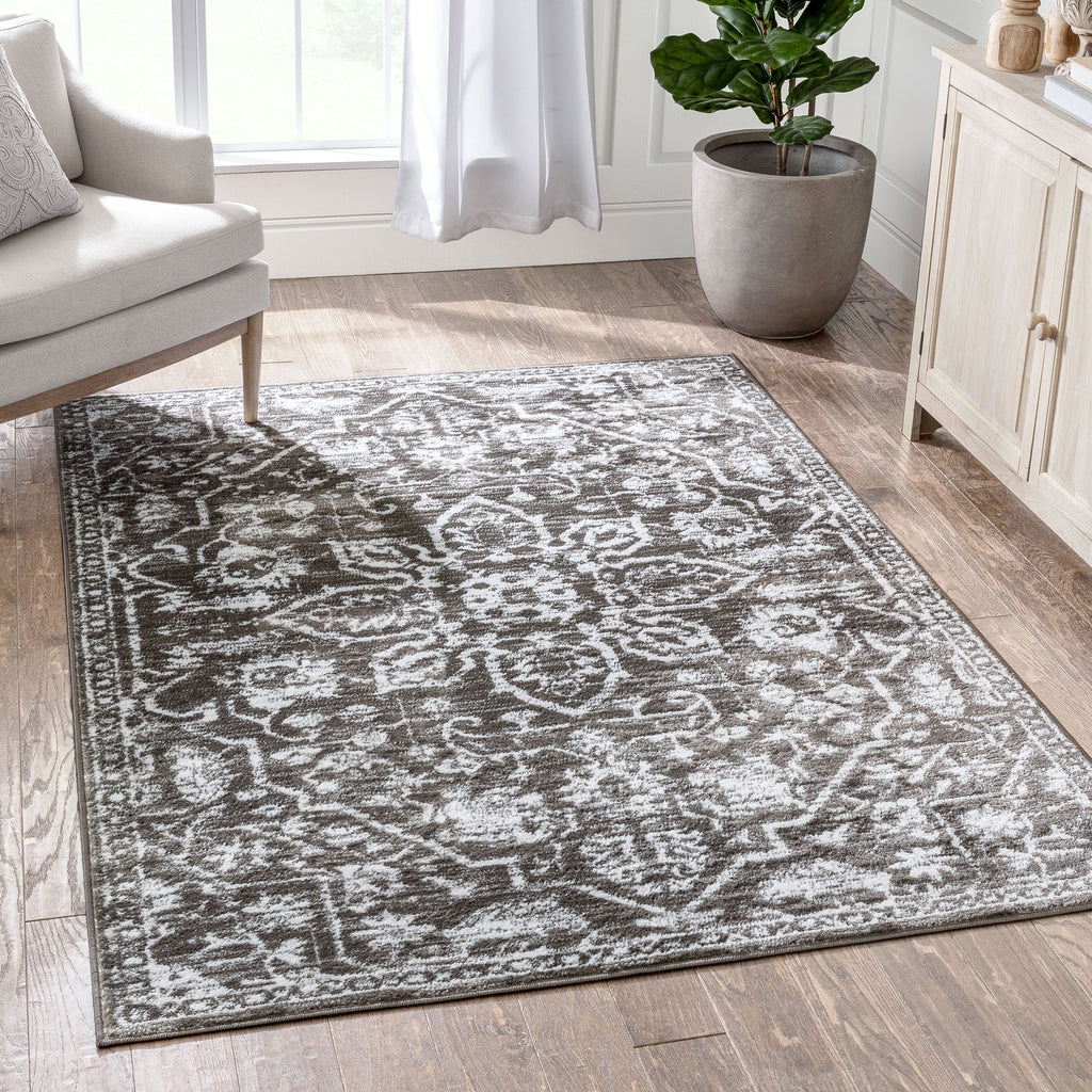 Tapis d'intérieur à motif floral oriental bohème vintage Dazzle Disa bien tissé