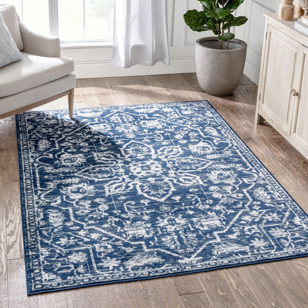Tapis d'intérieur à motif floral oriental bohème vintage Dazzle Disa bien tissé