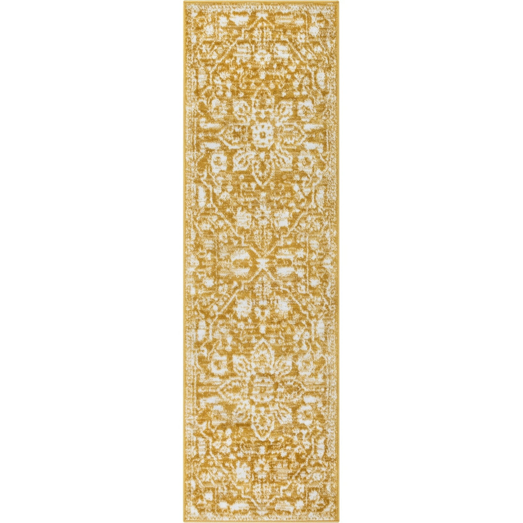 Tapis d'intérieur à motif floral oriental bohème vintage Dazzle Disa bien tissé