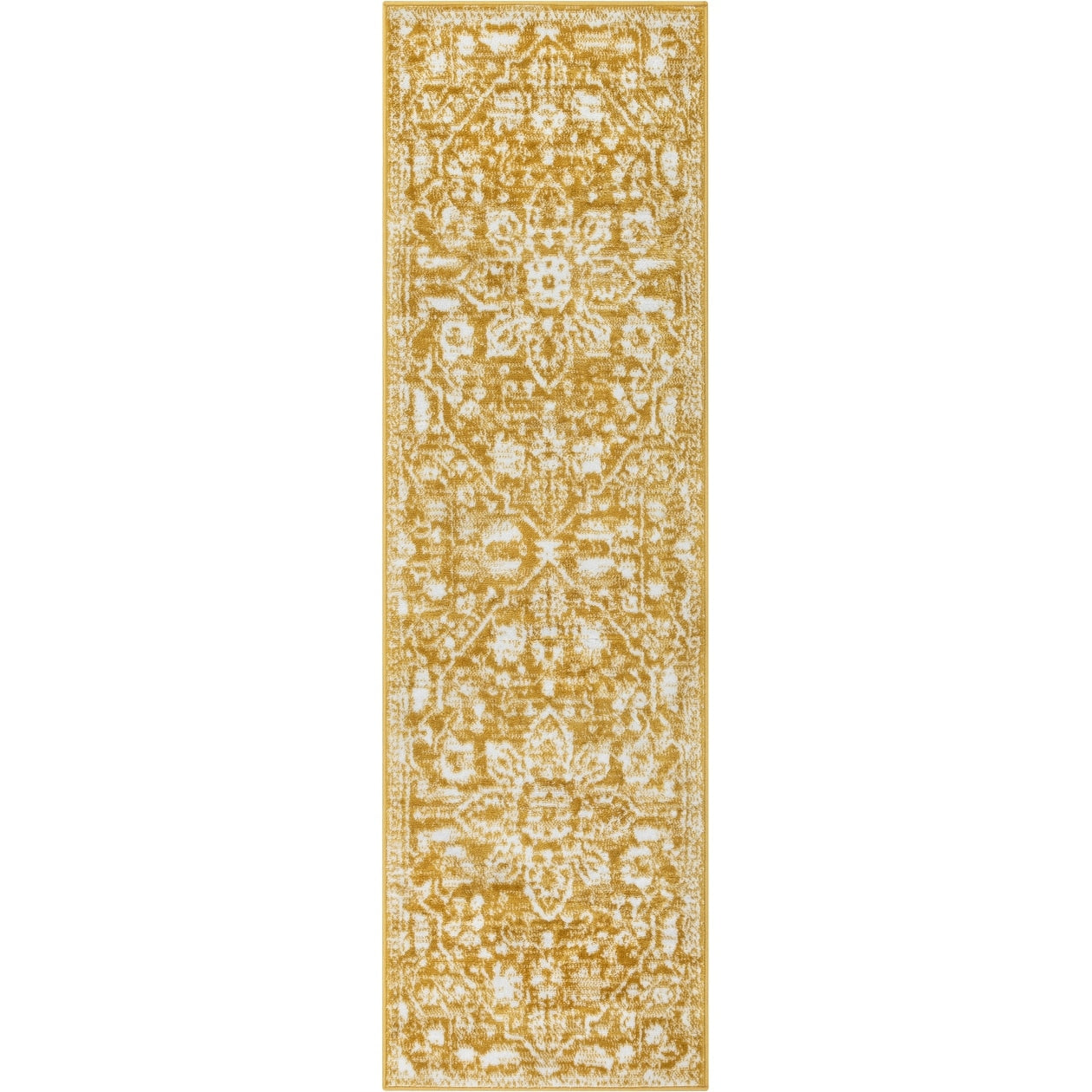 Tapis d'intérieur à motif floral oriental bohème vintage Dazzle Disa bien tissé