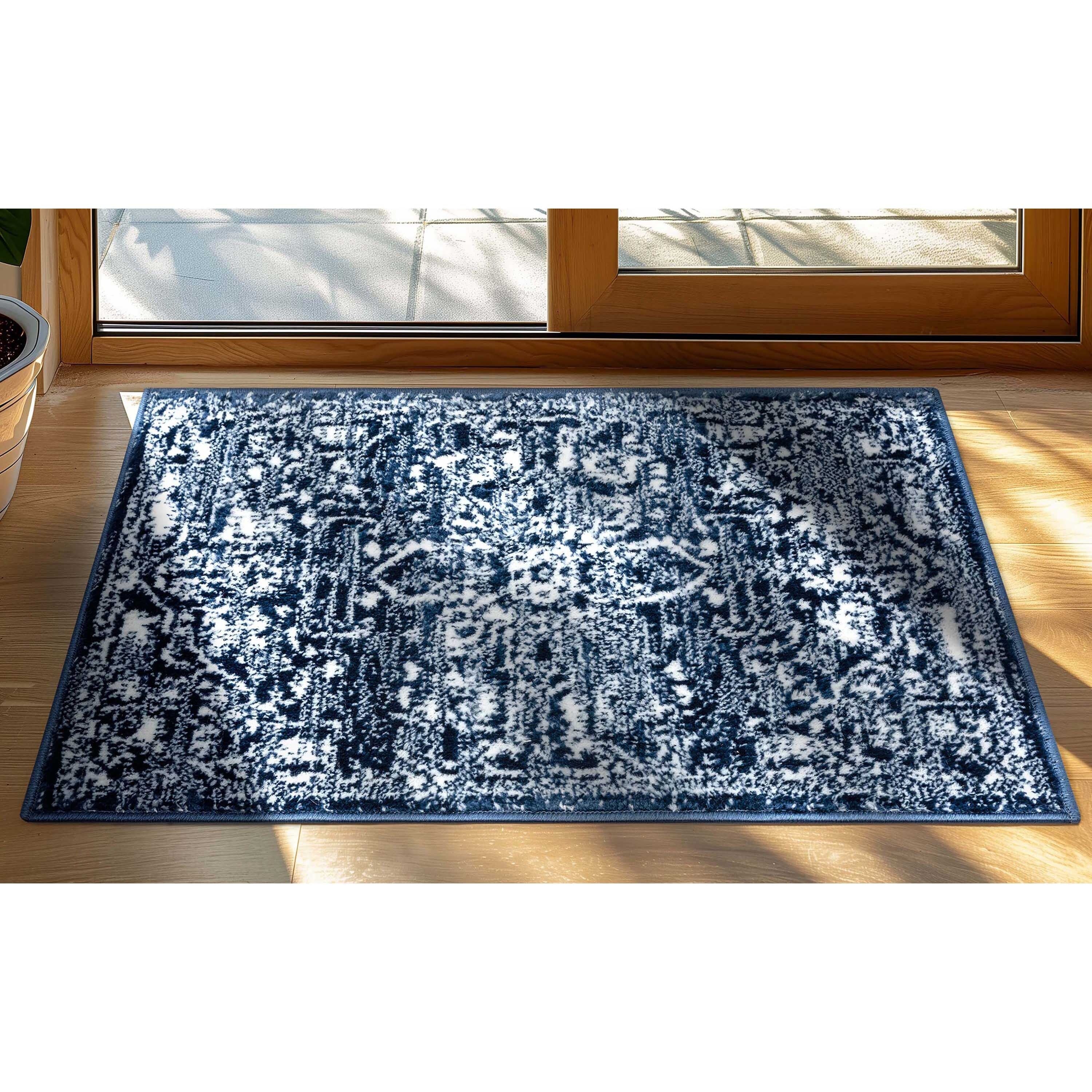 Tapis d'intérieur à motif floral oriental bohème vintage Dazzle Disa bien tissé