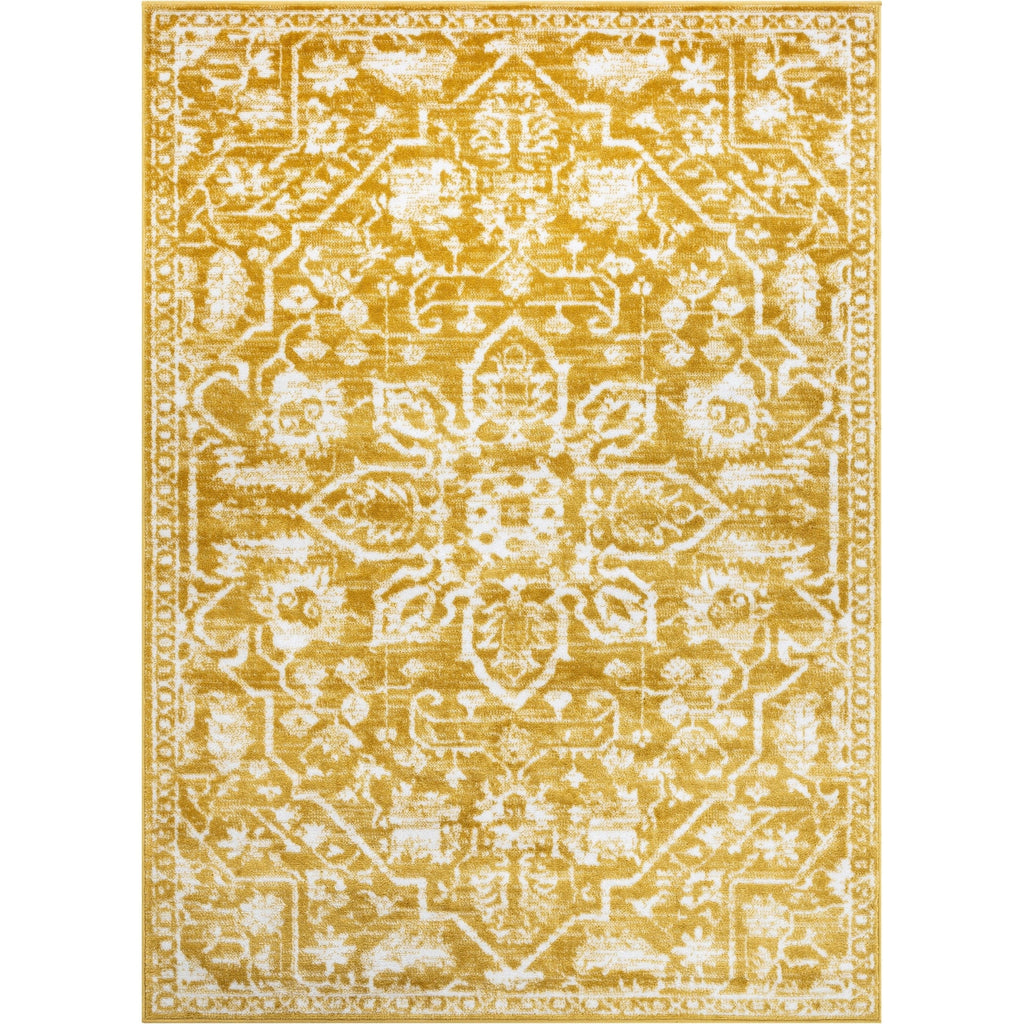 Tapis d'intérieur à motif floral oriental bohème vintage Dazzle Disa bien tissé