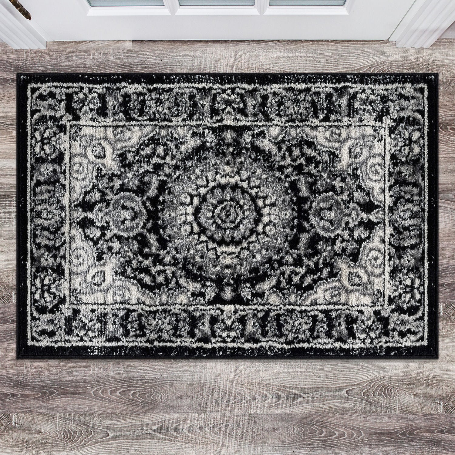 Tapis médaillon oriental traditionnel de la World Rug Gallery