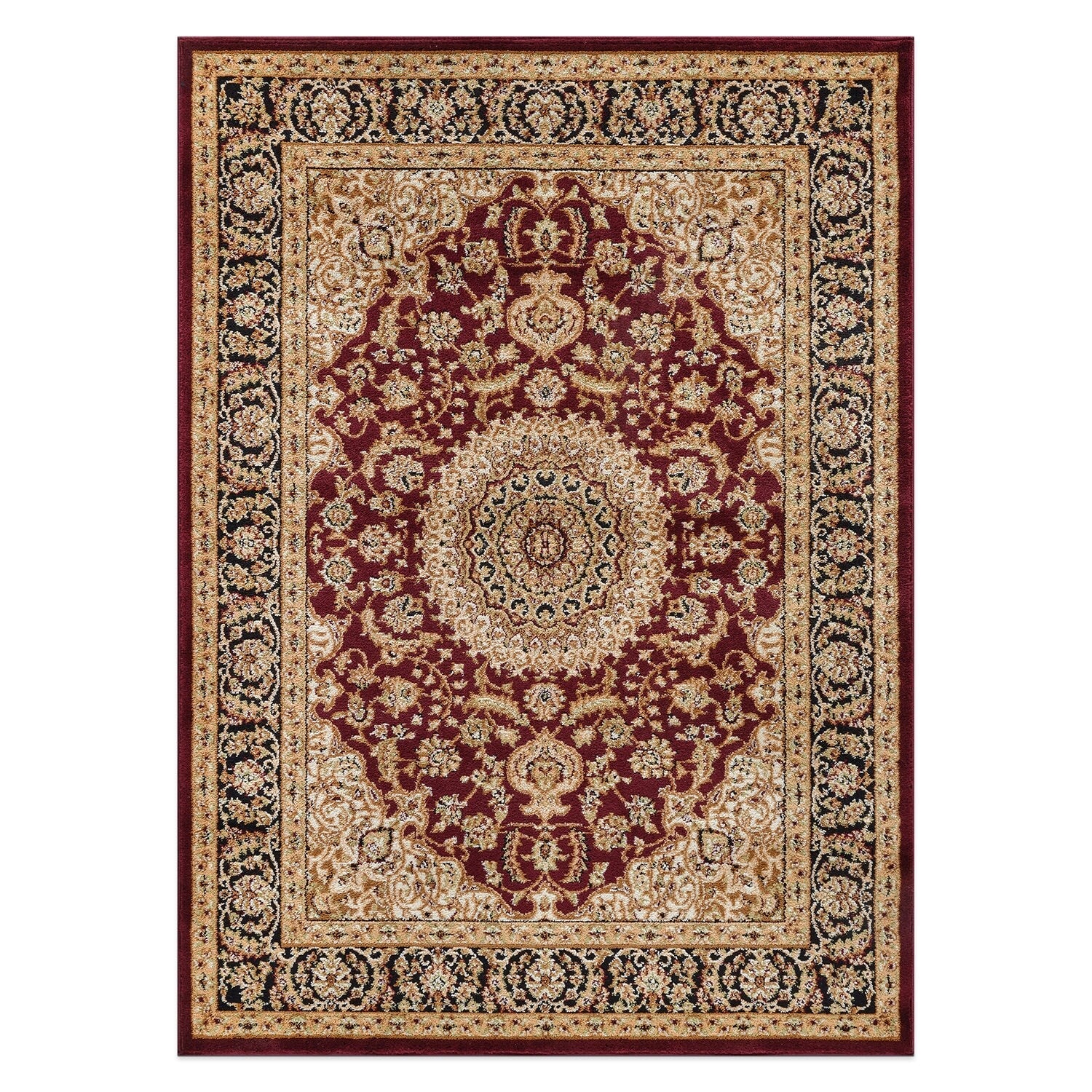 Tapis médaillon oriental traditionnel de la World Rug Gallery