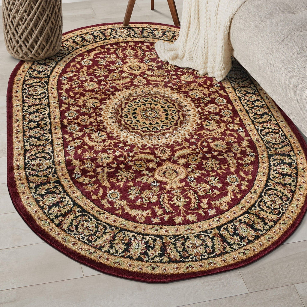 Tapis médaillon oriental traditionnel de la World Rug Gallery