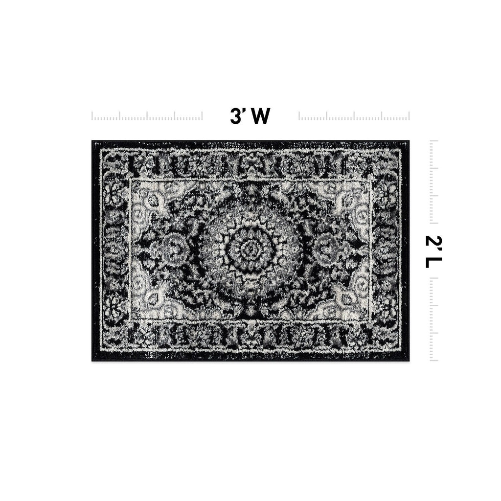 Tapis médaillon oriental traditionnel de la World Rug Gallery
