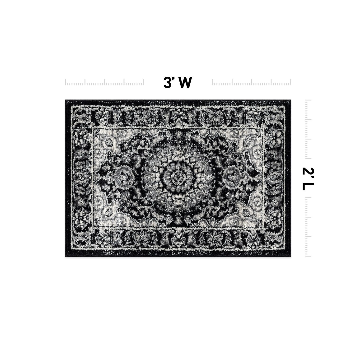 Tapis médaillon oriental traditionnel de la World Rug Gallery