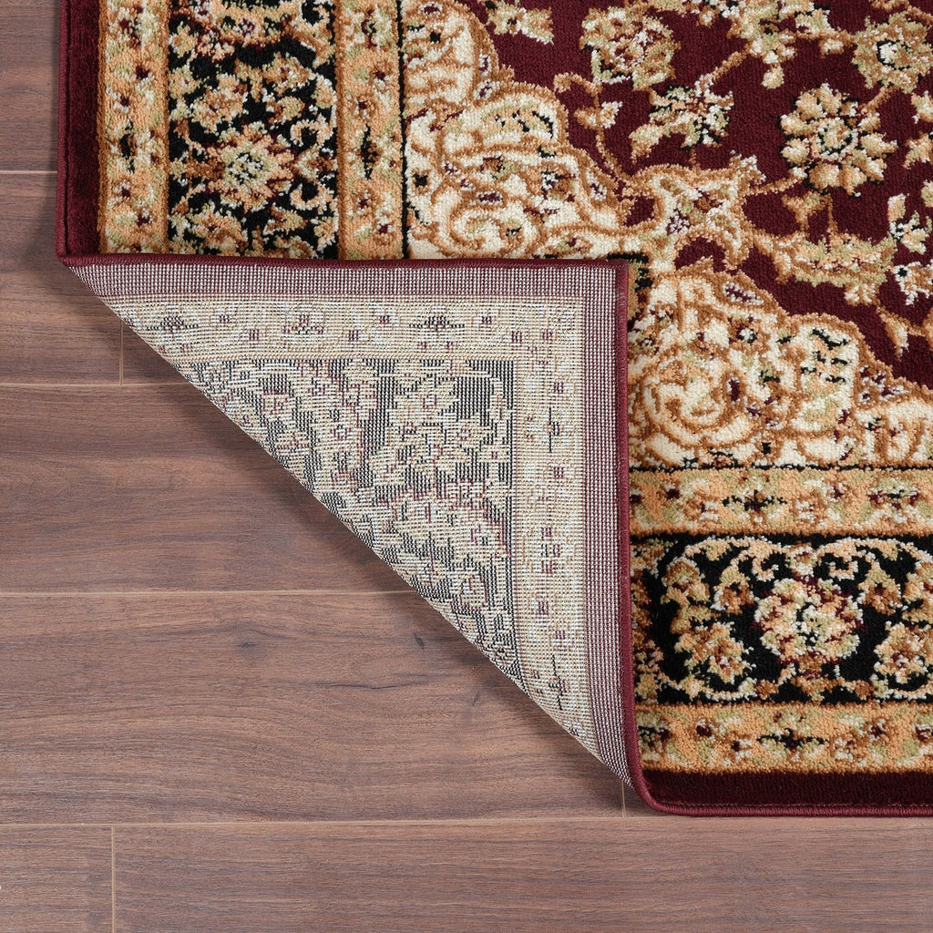 Tapis médaillon oriental traditionnel de la World Rug Gallery