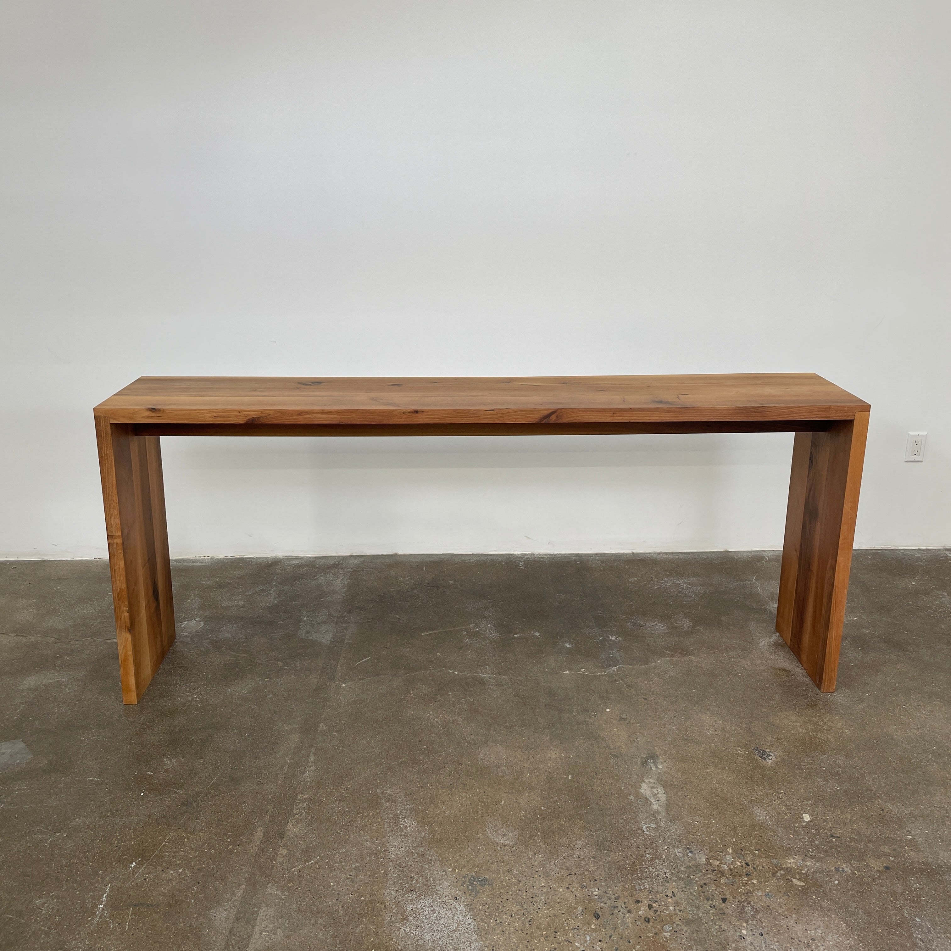 Table haute en chêne Ponte e15