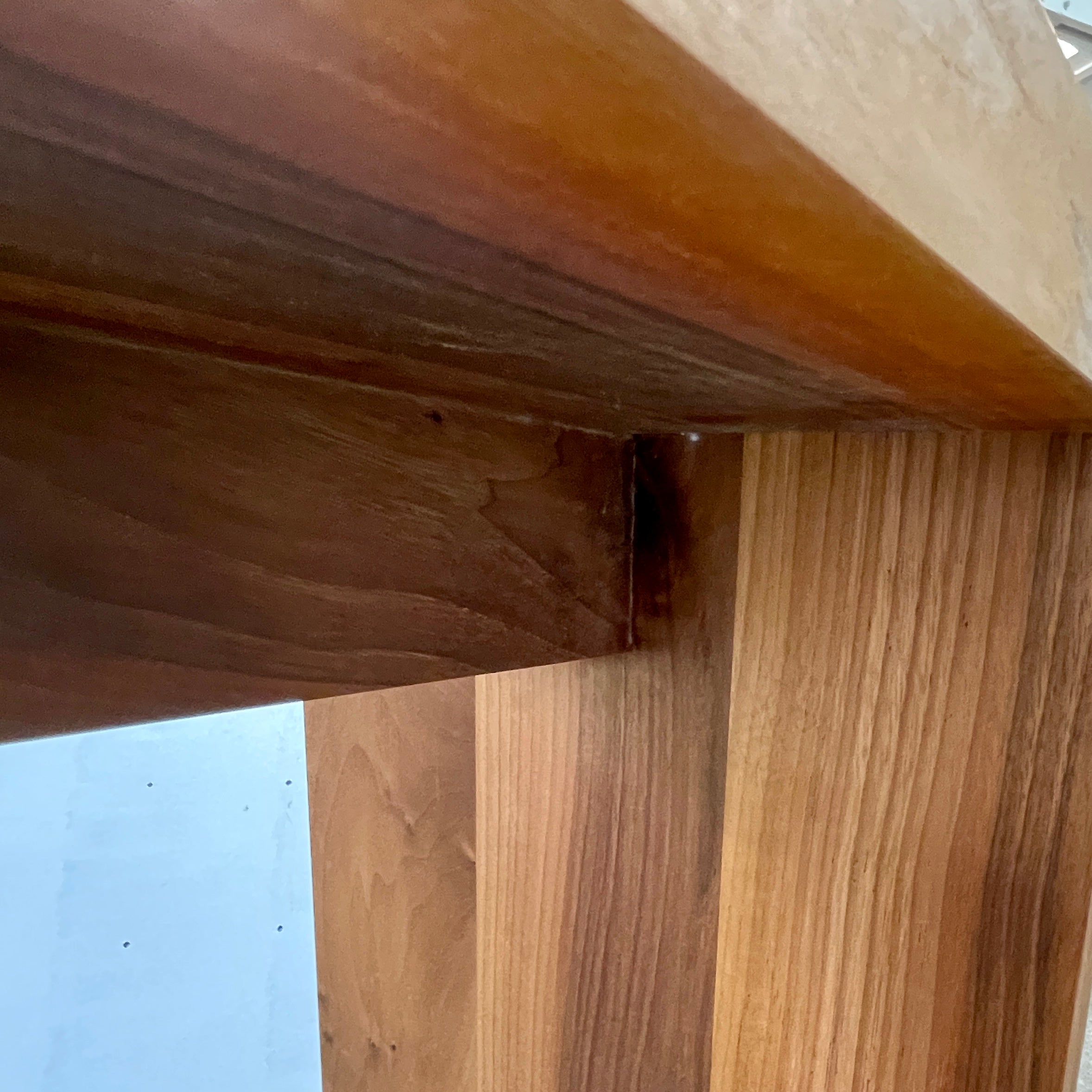 Table haute en chêne Ponte e15